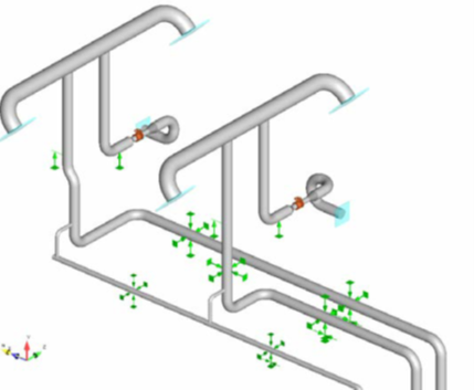 Example Piping Vibration Layout